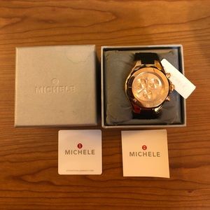 Michele Jelly Bean Tahitian Large Watch